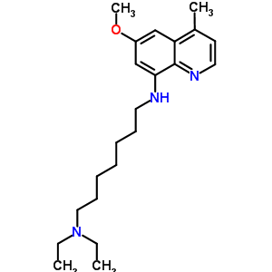 Diethyl(7-((6-methoxy-4-methyl(8-quinolyl))amino)heptyl)amine Structure,68219-16-9Structure