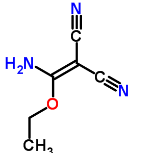 2-(amino-ethoxy-methylidene)propanedinitrile Structure,6825-53-2Structure