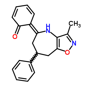 Phenol,2-(7,8-dihydro-3-methyl-7-phenyl-6h-isoxazolo[4,5-b]azepin-5-yl)- Structure,68257-80-7Structure