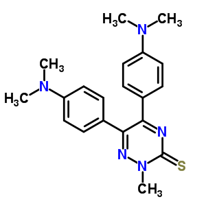 5,6-Bis-(4-dimethylamino-phenyl)-2-methyl-2h-[1,2,4]triazine-3-thione Structure,68289-27-0Structure