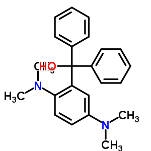 Benzenemethanol,2,5-bis(dimethylamino)-a,a-diphenyl- Structure,68317-79-3Structure