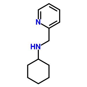 2-(Cyclohexylaminomethyl)Pyridine Structure,68339-45-7Structure