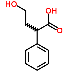 Benzeneaceticacid, a-(2-hydroxyethyl)- Structure,6837-26-9Structure