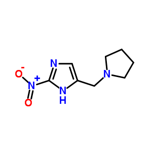 2-Nitro-4-pyrrolidin-1-ylmethyl-1h-imidazole Structure,68406-49-5Structure