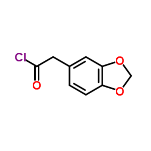 Benzo[1,3]dioxol-5-yl-acetyl chloride Structure,6845-81-4Structure