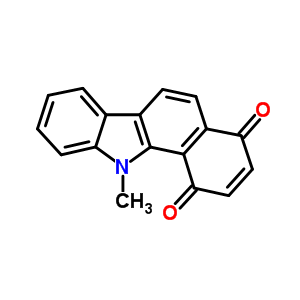 1H-benzo[a]carbazole-1,4(11h)-dione, 11-methyl- Structure,68452-38-0Structure