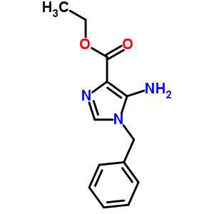 5-氨基-1-芐基咪唑-4-羧酸乙酯結(jié)構(gòu)式_68462-61-3結(jié)構(gòu)式