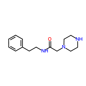 2-(Piperazin-1-yl)-acetic acid n-(2-Phenylethyl)-amide Structure,685892-09-5Structure