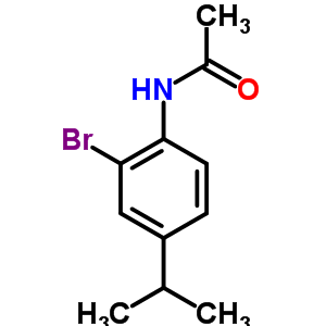 N-(2-bromo-4-isopropyl-phenyl)-acetamide Structure,68748-07-2Structure