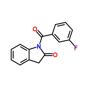 2H-indol-2-one,1-(3-fluorobenzoyl)-1,3-dihydro- Structure,68770-73-0Structure