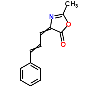 4-Cinnamylidene-2-methyl-1,3-oxazol-5-one Structure,68835-33-6Structure