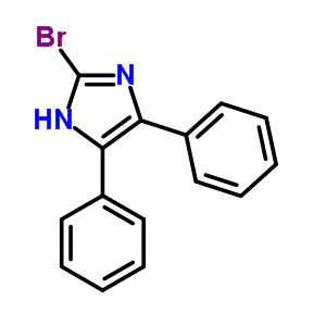 2-Bromo-4,5-diphenyl-1h-imidazole Structure,69045-24-5Structure