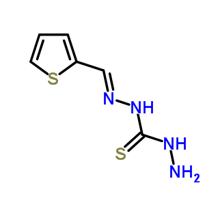 1-Amino-3-(thiophen-2-ylmethylideneamino)thiourea Structure,69050-04-0Structure