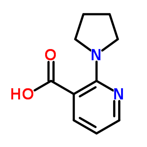 2-(1-Pyrrolidinyl)nicotinic acid Structure,690632-36-1Structure