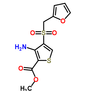 Methyl 3-amino-4-[(2-furylmethyl)sulfonyl]thiophene-2-carboxylate Structure,690632-80-5Structure