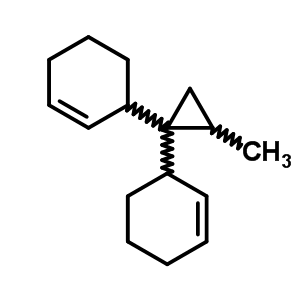 Cyclohexene,3,3-(methylcyclopropylidene)bis-(9ci) Structure,69083-58-5Structure