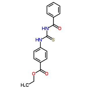 Benzoic acid,4-[[(benzoylamino)thioxomethyl]amino]-, ethyl ester Structure,69165-46-4Structure