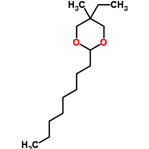 5-Ethyl-5-methyl-2-octyl-1,3-dioxane Structure,6937-44-6Structure