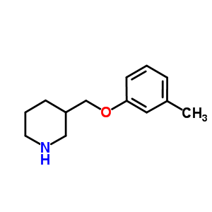 3-[(3-Methylphenoxy)methyl]piperidine hydrochloride Structure,693764-34-0Structure