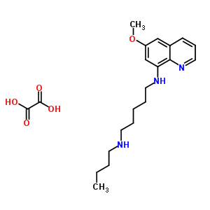 N-butyl-n-(6-methoxyquinolin-8-yl)pentane-1,5-diamine Structure,6938-61-0Structure