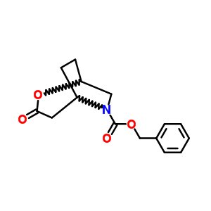 2-Oxa-6-azabicyclo[3.2.2]nonane-6-carboxylicacid, 3-oxo-, phenylmethyl ester Structure,69386-58-9Structure