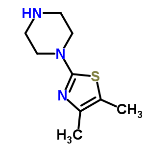 1-(4,5-Dimethyl-2-thiazolyl)-piperazine Structure,69389-13-5Structure