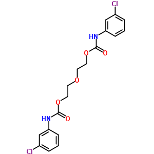 2-[2-[(3-Chlorophenyl)carbamoyloxy]ethoxy]ethyl n-(3-chlorophenyl)carbamate Structure,6942-00-3Structure