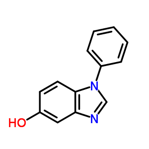 1-Phenyl-5-hydroxybenzimidazole Structure,69445-45-0Structure