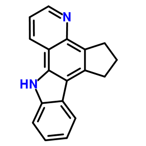 3,4-Cyclopentenopyrido[3,2-a]carbazole Structure,69477-66-3Structure