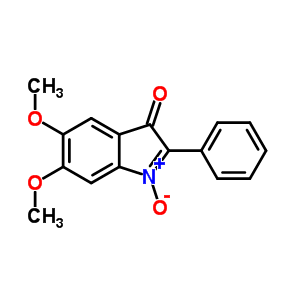 5,6-Dimethoxy-1-oxido-2-phenyl-indol-3-one Structure,69511-80-4Structure