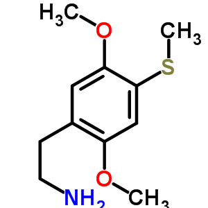 2-(2,5-Dimethoxy-4-methylsulfanylphenyl)-1-methyl-ethylamine Structure,69519-59-1Structure