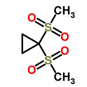 Cyclopropane,1,1-bis(methylsulfonyl)- Structure,6952-64-3Structure