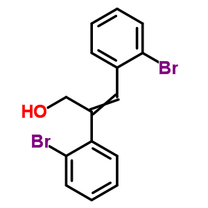 Benzeneethanol, 2-bromo-b-[(2-bromophenyl)methylene]- Structure,6962-83-0Structure