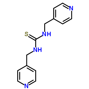 N,N-雙(4-吡啶甲基)-硫脲結(jié)構(gòu)式_6965-00-0結(jié)構(gòu)式