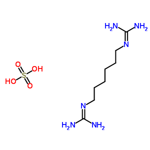 1,6-Bis(guanidino)hexane sulfate Structure,6966-26-3Structure