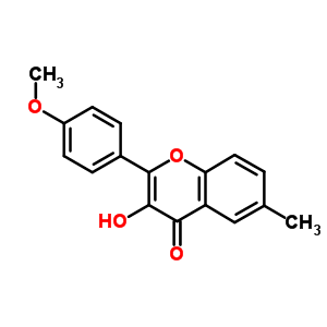 3-Hydroxy-2-(4-methoxyphenyl)-6-methyl-4h-chromen-4-one Structure,6971-17-1Structure