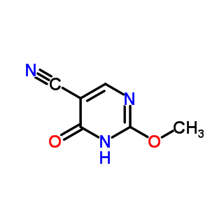 5-Pyrimidinecarbonitrile,1,6-dihydro-2-methoxy-6-oxo- Structure,6971-62-6Structure