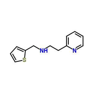 2-Pyridineethanamine,n-(2-thienylmethyl)- Structure,6973-67-7Structure