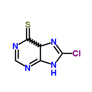 6H-purine-6-thione,8-chloro-1,9-dihydro- Structure,6974-66-9Structure