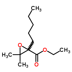 2-Oxiranecarboxylicacid, 3,3-dimethyl-2-pentyl-, ethyl ester Structure,6974-84-1Structure