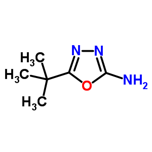 5-Tert-butyl-1,3,4-oxadiazol-2-amine Structure,69741-92-0Structure