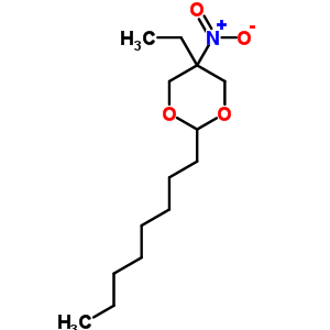 5-Ethyl-5-nitro-2-octyl-1,3-dioxane Structure,6975-22-0Structure