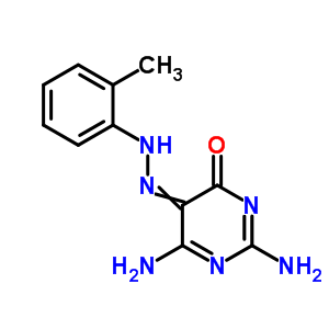 4(3H)-pyrimidinone,2,6-diamino-5-[2-(2-methylphenyl)diazenyl]- Structure,6979-62-0Structure