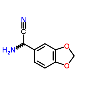 Amino-1,3-benzodioxol-5-ylacetonitrile Structure,69810-87-3Structure