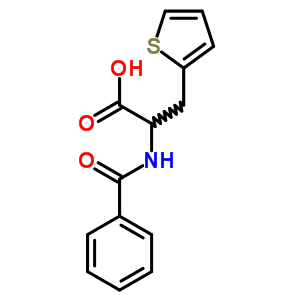 2-Benzamido-3-thiophen-2-yl-propanoic acid Structure,69935-10-0Structure