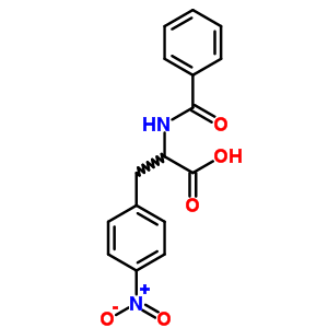 2-Benzamido-3-(4-nitrophenyl)propanoic acid Structure,69935-12-2Structure