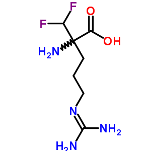 Alpha-(difluoromethyl)arginine Structure,69955-43-7Structure