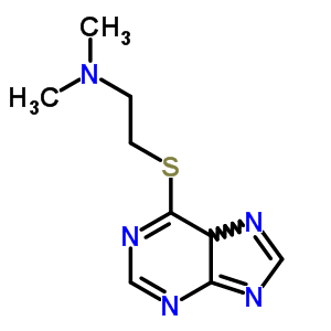 N,n-dimethyl-2-(5h-purin-6-ylsulfanyl)ethanamine Structure,70001-82-0Structure