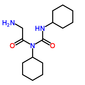 Acetamide, 2-amino-n-cyclohexyl-n-[(cyclohexylamino)carbonyl]- Structure,70118-40-0Structure