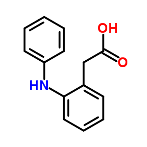 2-(Phenylamino)benzeneacetic acid Structure,70172-33-7Structure